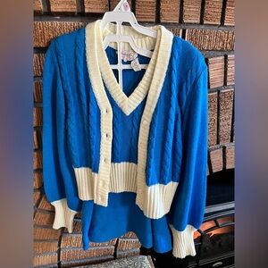 Vintage Preppy, Barbara Ann Girls’ Sweater Set